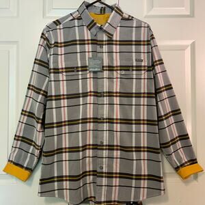 Eddie Bauer NWT Men's Ultimate Expedition Flannel Shirt, size Large